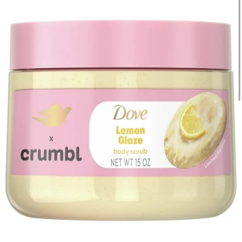 Dove x Crumbl Lemon Glaze Body Scrub